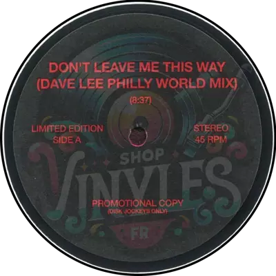 Harold Melvin & The Bluenotes & Kokomo-Don't Leave Me This Way (Dave Lee Philly World mix)