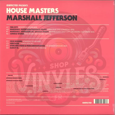 Various - Defected presents House Masters - Marshall Jefferson LP 2x12