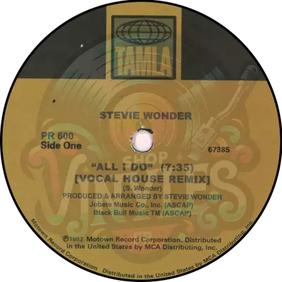 Stevie Wonder-All I Do (House Remixes)