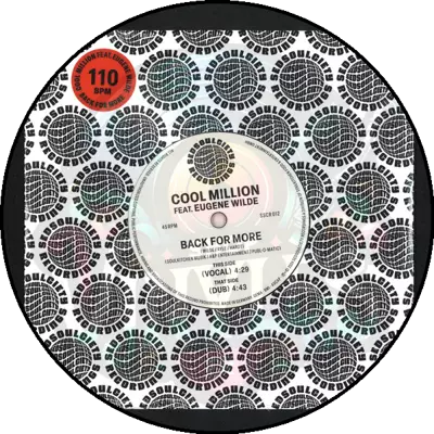 COOL MILLION FEATURING EUGENE WILDE - Back For More