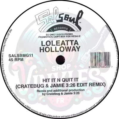 Loleatta Holloway-Hit It N Quit It ( Jamie 3:26 & Cratebug Edit)