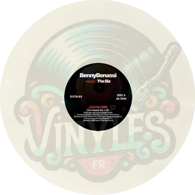 BENNY BENASSI  presents THE BIZ-SATISFACTION (WHITE VINYL REPRESS)