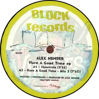 Alex Hender-Hava A Good Time Ep