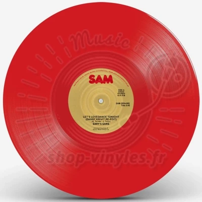 Gary's Gang-LETS LOVEDANCE TONIGHT - DANNY KRIVIT RE-EDIT (RED VINYL)