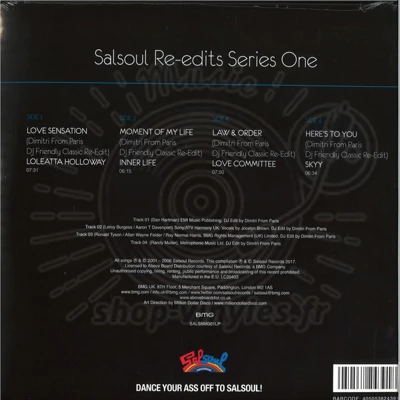 Various Artists - RSD 2017: SALSOUL REEDITS SERIES ONE: DIMITRI FROM PARIS (2X12 INCH, RED VINYL)