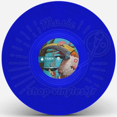 FISHER-Ya Kidding (Blue Vinyl Repress)