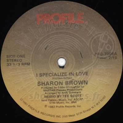 Sharon Brown-I Specialize In Love