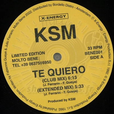 KSM-TE QUIERO / I LOVE YOU