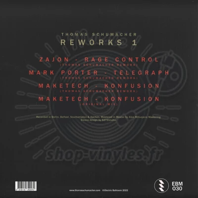 Thomas Schumacher / Various - Reworks 1