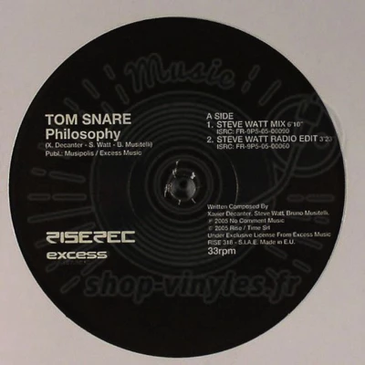 Tom Snare-Philosophy