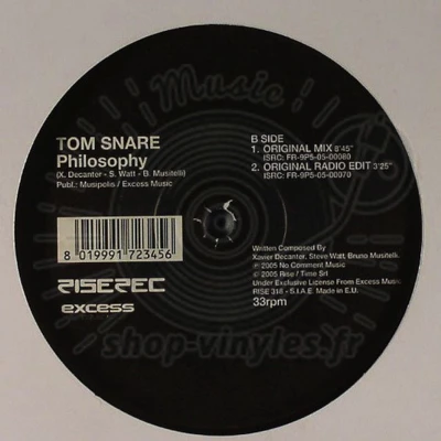 Tom Snare - Philosophy