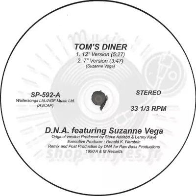 Dna & Suzanne Vega-Tom's Diner