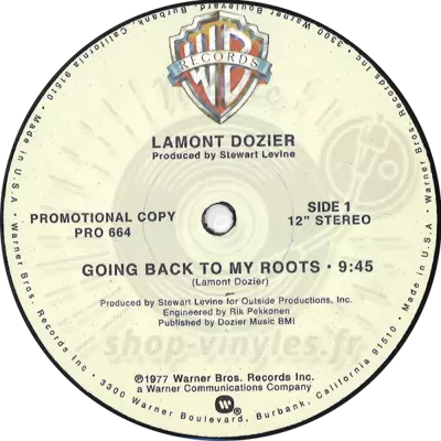 Lamont Dozier-Going Back To My Roots