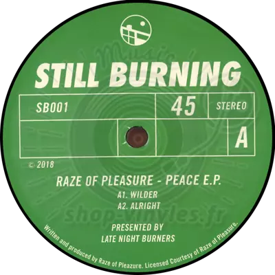 RAZE OF PLEASURE-PEACE