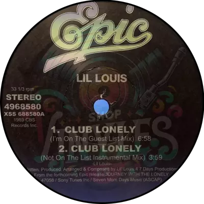 LIL LOUIS-Cub Lonely