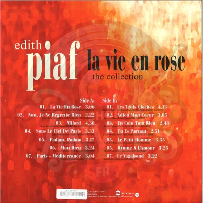 EDITH PIAF - La Vie En Rose - The Collection + Biografie