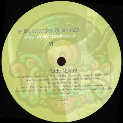 Unknown-Edits, Reworks & Sounds - Chez Damier Unauthorized