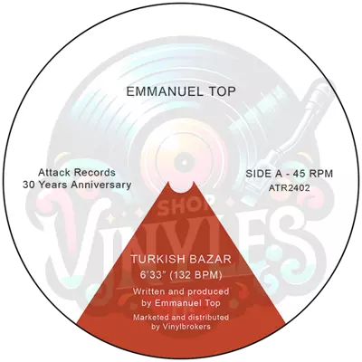 EMMANUEL TOP - THE LEGACY OF   ATTACK RECORDS (30 YEARS ANNIVERSARY 5x12' BOXSET)